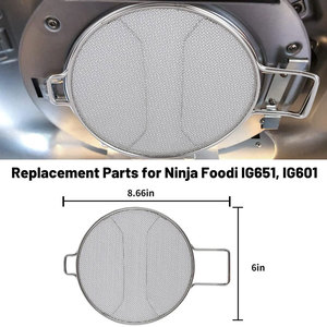 Accessoires de remplacement pour écran anti-éclaboussures en acier inoxydable, compatibles avec les grills <span class=keywords><strong>d</strong></span>'<span class=keywords><strong>intérieur</strong></span> Nin-ja IG600 / IG601 / IG651 - Product Image 3