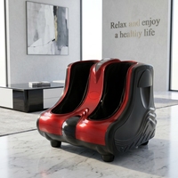 Masseur électrique de mollets et pieds à télécommande, compression d'air, shiatsu, pétrissage et chauffage, pour la relaxation à domicile (vente en gros)