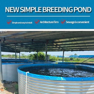 Nhà Cung Cấp SDM Bể Tròn Bể Cá Tấm Mạ Kẽm Mới Di Chuyển Được - Product Image 4