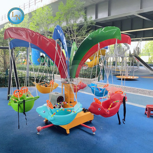 Carrusel eléctrico para niños de jardín de atracción para Parque de Atracciones Swing Fish Kids Amusement Park Rides - Product Image 1