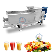 Automatische Dubbele Schroefpers Motor Commerciële Fruit- en Groenteverwerking 380V 3kW Tian Zhong YZJ-180 400KG 1 Jaar Garantie