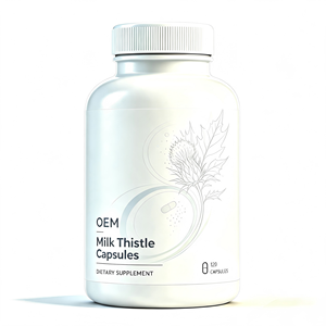US Factory ODM/OEM Milk Thistle Capsules <b>Liver</b> Cleanse Support Health, Detox & Antioxidant Support Gluten-Free - Product Image 1