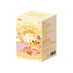 Auténtica Caja Sorpresa de PVC de la Serie Jotoys/Qifu Chao Le Oyo Little Bear Animal Party, Linda Figura Coleccionable para Escritorio, Pre-venta, Unisex, 18+ - Product Image 5