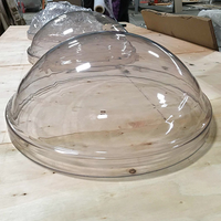 Dôme de puits de lumière rond en polycarbonate thermoformé transparent pour l'éclairage des toits de centres commerciaux