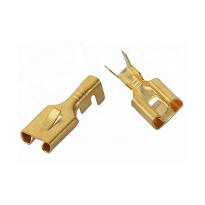 Dập các bộ phận nhà máy kinh nghiệm dập dây uốn thiết bị đầu cuối <span class=keywords><strong>Brass</strong></span> thiết bị đầu cuối uốn nối - Product Image 3