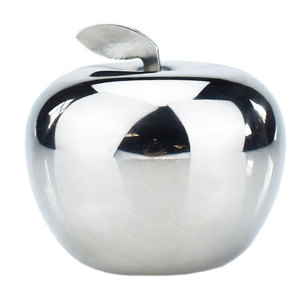 Coffret cadeau de haute qualité en forme de pomme en acier inoxydable Cubess de glace réutilisable Refroidissement du vin - Product Image 2