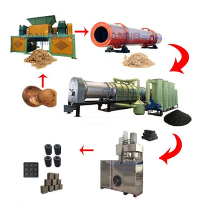 Whole Bamboo Coconut Wood Shisha Charcoal Machine Briquette Making Shisha Coal Production Line - Product Image 1
