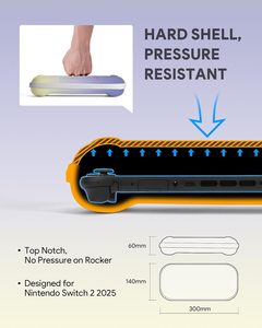 Estuche para Nintendo <span class=keywords><strong>Switch</strong></span> 2, Diseño Mejorado con Absorción de Impactos en Forma de Panal, Funda de Viaje Portátil con Protección Total - Product Image 4