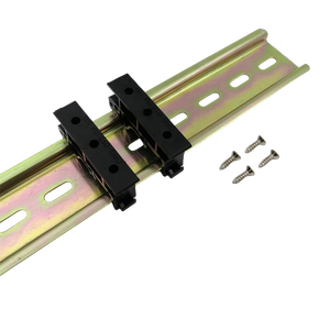 Pieds miniatures en plastique, 1 paire, adaptateurs de <span class=keywords><strong>support</strong></span> de montage sur <span class=keywords><strong>rail</strong></span> <span class=keywords><strong>DIN</strong></span> 35mm, <span class=keywords><strong>support</strong></span> de circuit imprimé 100mm, <span class=keywords><strong>support</strong></span> scellé pour circuit imprimé - Product Image 1