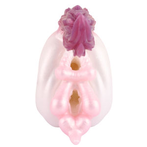 GEEBA-6263 poney cul forme mâle masturbateur double canal Silicone matériel adulte érotique jouets fantaisie série masturbateur - Product Image 3
