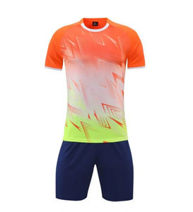 2023/2024 Print Zomer Voetbalshirt Set Custom 2 Stuks T-Shirt Shorts Outfit Draag Voetbal Uniformen Pak - Product Image 4