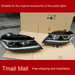 2009-2016 cho Volkswagen Scirocco golf 6 Đèn pha ban đầu NP300 phía trước Bumper lắp ráp điều kiện mới với nhiệt độ màu - Product Image 4