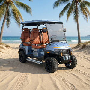 WUXI BAOBO Mini <span class=keywords><strong>Carrello</strong></span> Elettrico da Golf a 4 Ruote, Design Aperto Senza Porte, Veicolo Elettrico per Turismo e Uso Agricolo, Certificato EEC - Product Image 4