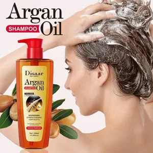 Champú de aceite de argán marroquí natural para cabello teñido y fortalecedor nutritivo Disaar