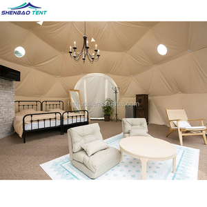 4 mùa cắm trại trắc địa Lều tuyết 8M mái vòm sang trọng Lều prefab mái vòm nhà glamping với phòng tắm và nhà bếp - Product Image 6