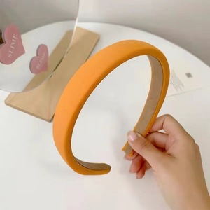 Diadema Acolchada para Mujer, Diademas Anchas de Esponja Lisas, Bandas para el Cabello Vintage, Diademas de Yoga, Bandas Elásticas para el Cabello a la Moda - Product Image 3