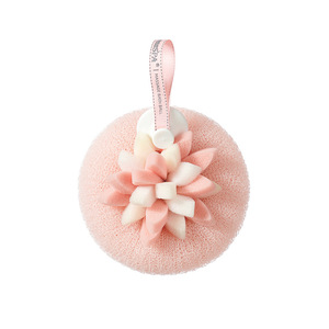 High-End Women's Modern Ultra-Soft PU Bath Flower with Suction Cup Non-Scattering Bubble Bath Artifact <b>Scrubbing</b> - Product Image 1