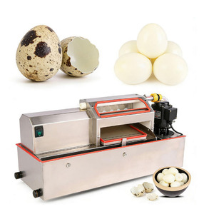 Machine industrielle de traitement des œufs de caille, équipement automatique de décorticage des œufs de caille bouillis - Product Image 1