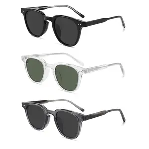 2023 yeni varış kare TR90 polarize erkek güneş gözlüğü sıcak satış moda kadınlar asetat güneş gözlüğü