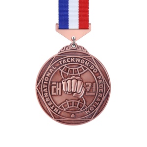 Medalla de Taekwondo LY 2023, Sublimable, Dorada, Personalizada, 3D, Oro, Plata, Bronce, Metal, Medallas de Honor de Taekwondo - Product Image 5