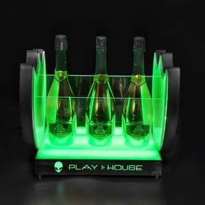 ถังน้ำแข็งอะคริลิค LED อเนกประสงค์ขนาด3ขวดถังน้ำแข็งบาร์คลับ - Product Image 3