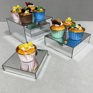 Cube Box pour <span class=keywords><strong>Buffett</strong></span> Dessert Cupcake Shop Store Comptoir Affichage Risers Affichage Commercial Dessert Stand De Desserts - Product Image 1