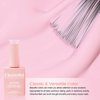 Ensemble de vernis à ongles en gel UV Cloverfei 15 ml, effet métallique hautement pigmenté, effet magnétique, nail art DIY