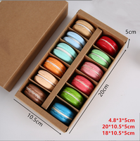 Boîtes à macarons de haute qualité Boîtes en papier pour pâtisserie gâteau avec fenêtre Boîtes à bonbons de mariage d'emballage alimentaire personnalisées