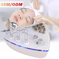 Appareil professionnel de microdermabrasion au diamant 9 en 1, équipement de beauté pour le rajeunissement de la peau du visage, soin hydro-cristallin.