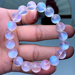 Natural azul <span class=keywords><strong>Moonstone</strong></span> Pulseira Noite Elf <span class=keywords><strong>Moonstone</strong></span> Cristal com forte transparência - Product Image 1