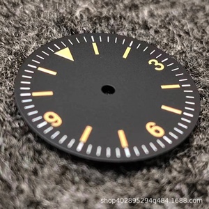 Esfera de Reloj de Lujo Bomax Marina <span class=keywords><strong>369</strong></span>, Diseño Retro de 28.5mm, Verde Luminoso, Ecológico, para Movimiento NH35 - Product Image 4