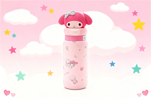 Cao phổ biến Sanrio dễ thương phim hoạt hình thép không gỉ phích cup với hộp quà Tặng tràn bằng chứng 400ml Công suất - Product Image 2