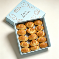 Boîte en carton à motif de dessin animé de Noël pour gâteaux et chocolats, avec pelliculage mat offset, de qualité alimentaire, pour l'emballage de gâteaux et de chocolats