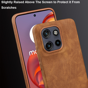 Étui de téléphone en cuir de qualité supérieure Coque arrière pour Motorola <span class=keywords><strong>Moto</strong></span> Edge 50 Neo Fusion Pro X50 Ultra G85 G84 S50 - Product Image 3