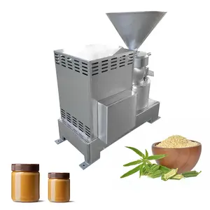 Molino coloidal Halawa Tahini para molienda, trituradora de pasta pequeña, máquina para hacer mantequilla de leche de cacahuete