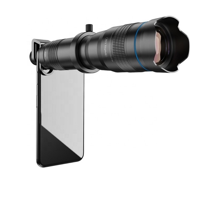 4k HD 36x Optical Zoom Glass Telephoto Lens with Fully Multi Coated for iPhone Smartphone (199mm)