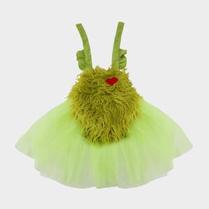 Disfraz de monstruo de piel verde para niñas niños Navidad bebé burbuja mameluco vestido corazón <span class=keywords><strong>Santa</strong></span> <span class=keywords><strong>Claus</strong></span> inspirado - Product Image 2