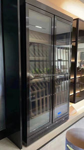 आधुनिक लक्जरी अनुकूलित स्टेनलेस स्टील निरंतर तापमान वाइन कैबिनेट रेड वाइन और व्हिस्की वाइन स्टोरेज सेलर - Product Image 3