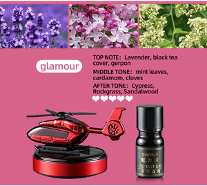 <span class=keywords><strong>Ambientador</strong></span> Multifuncional Solar Metálico con Aroma a Colonia para el Salpicadero del Coche, Juguete de Helicóptero, Accesorios Únicos Naturales - Product Image 5