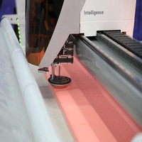 Machine de découpe automatique de tissus multicouches CNC PLC pour la confection de polos, t-shirts et jeans