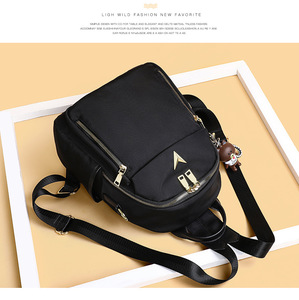 Canvas New Designer Luxury Girl and Fashion High School <b>Student</b> Large Capacity Women's <b>Backpack</b> - Product Image 3