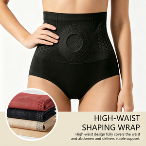 Shorts gainants taille haute pour femmes avec contrôle du ventre, sans coutures, effet push-up fessier, compression ferme pour usage quotidien - Product Image 3