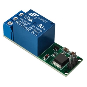 IO25B01 Satu 1 Channel DC 6-24V Flip-Flop Latch Relay Bistable Self-Locking Denyut Nadi Rendah Memicu Modul - Product Image 1
