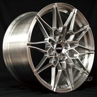 Jantes forgées brossées sur mesure 5x120 à design maillé 18 19 20 pouces pour BMW G82 M4 G80 M3 G87 M2 G20 330i G32 X3 X4 X3M X4M