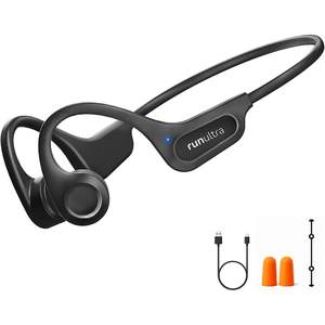 Auriculares de Conducción Ósea de Oreja Abierta, Resistentes al Sudor IPX6, Ligeros, Deportivos, Inalámbricos, 33 Horas de Duración de Batería, con Botón - Product Image 2
