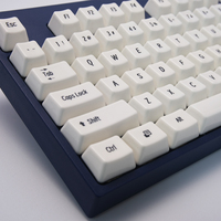 High-End 115-Key Mechanical Ceramic Keycaps , Customizable for Cherry Gateron MX Switch Keyboards, White Keycaps Custom