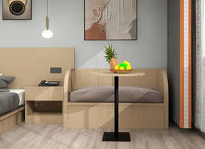 Set di Mobili per Camera da Letto di Hotel a 5 Stelle, Arredamento Completo per Appartamenti e Camere Standard, Letto Matrimoniale, Letto Semplice Personalizzabile - Product Image 5