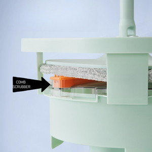 Juego de cubo para fregona con manos libres para limpieza de autofiltro giratorio 360, agua sucia y limpia separada para una limpieza eficiente del suelo - Product Image 2