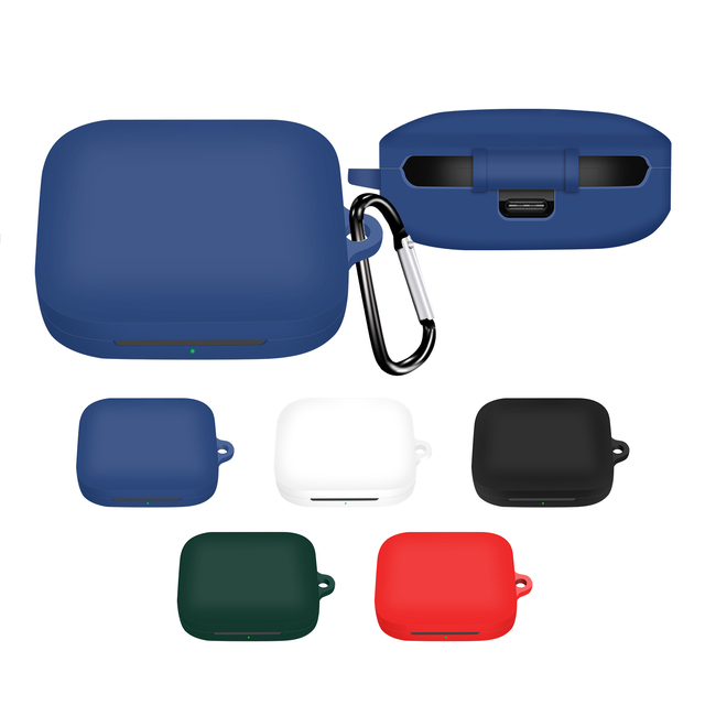 Factory Sales for OnePlus Buds 3 Silicone Earphone Protective Cover Case with Hook Keychain