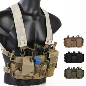 Emersongear Cordura 500D Nylon Multicam Magazine Pouch Plate Carrier Tactical Placard with MF Style